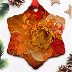 Fall Art Ornament (Snowflake)