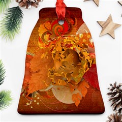 Fall Art Bell Ornament (Two Sides) from ArtsNow.com Front