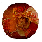 Fall Art Large 18  Premium Round Cushion 