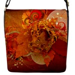 Fall Art Flap Closure Messenger Bag (S)