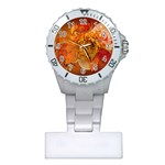 Fall Art Plastic Nurses Watch