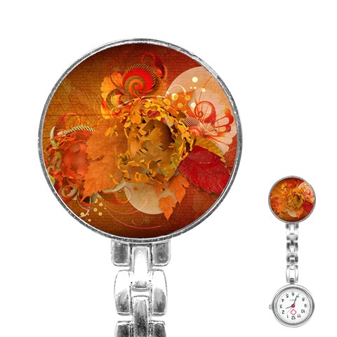 Fall Art Stainless Steel Nurses Watch from ArtsNow.com Front