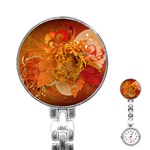 Fall Art Stainless Steel Nurses Watch