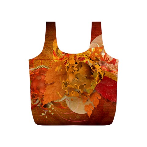 Fall Art Full Print Recycle Bag (S) from ArtsNow.com Back