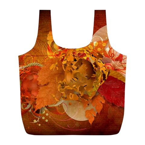 Fall Art Full Print Recycle Bag (L) from ArtsNow.com Back