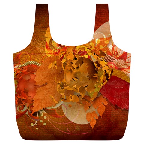 Fall Art Full Print Recycle Bag (XL) from ArtsNow.com Back