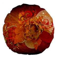 Fall Art Large 18  Premium Flano Round Cushion  from ArtsNow.com Front