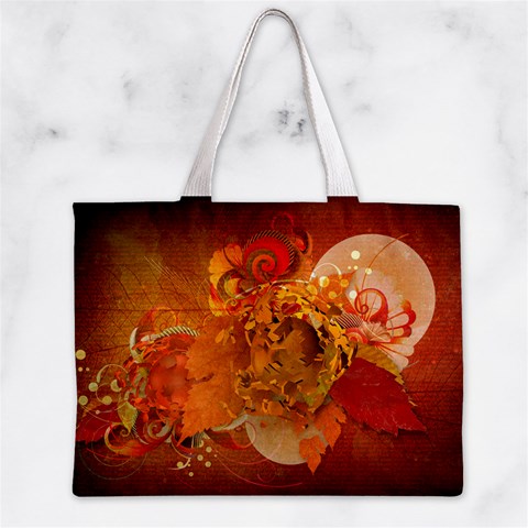 Fall Art Zipper Mini Tote Bag from ArtsNow.com Front