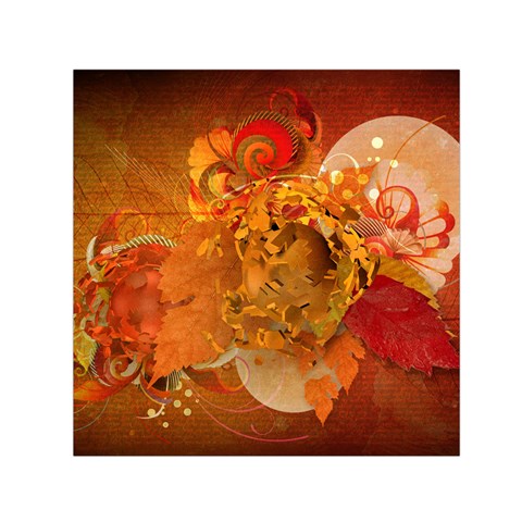 Fall Art Small Satin Scarf (Square) from ArtsNow.com Front