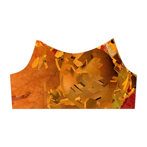 Fall Art Shoulder Cutout Velvet One Piece from ArtsNow.com Left Sleeve