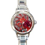 Design Art (design 37) Round Italian Charm Watch