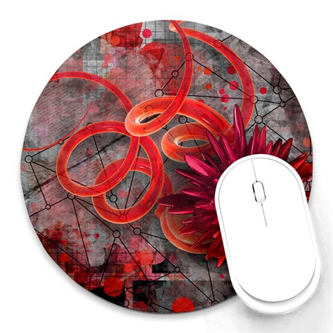 Design Art (design 37) Round Mousepad from ArtsNow.com Front