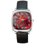 Design Art (design 37) Square Metal Watch