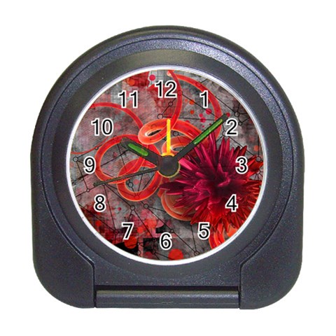 Design Art (design 37) Travel Alarm Clock from ArtsNow.com Front