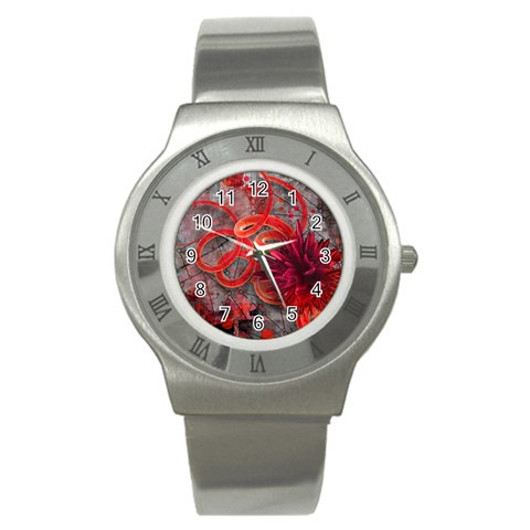 Design Art (design 37) Stainless Steel Watch from ArtsNow.com Front