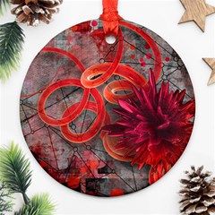 Design Art (design 37) Round Ornament (Two Sides) from ArtsNow.com Front