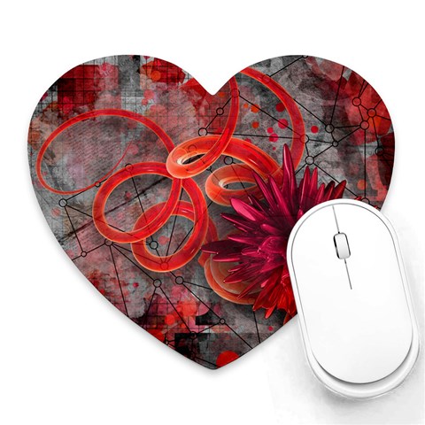 Design Art (design 37) Heart Mousepad from ArtsNow.com Front