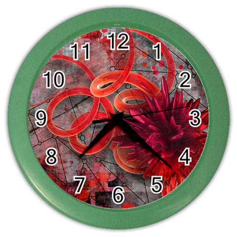 Design Art (design 37) Color Wall Clock from ArtsNow.com Front