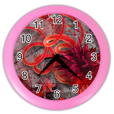 Design Art (design 37) Color Wall Clock from ArtsNow.com Front