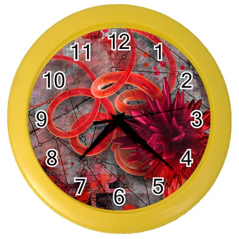 Design Art (design 37) Color Wall Clock from ArtsNow.com Front