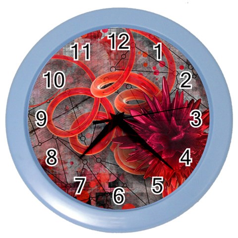 Design Art (design 37) Color Wall Clock from ArtsNow.com Front