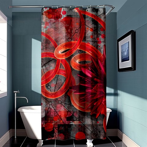 Design Art (design 37) Shower Curtain 36  x 72  (Stall) from ArtsNow.com Curtain(36 X72 ) - 33.26 x66.24  Curtain(36 X72 )