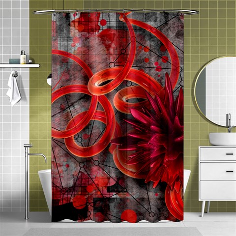 Design Art (design 37) Shower Curtain 48  x 72  (Small) from ArtsNow.com Curtain(48  X 72 ) - 42.18 x64.8  Curtain(48  X 72 )