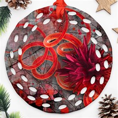 Design Art (design 37) Round Filigree Ornament (Two Sides) from ArtsNow.com Front