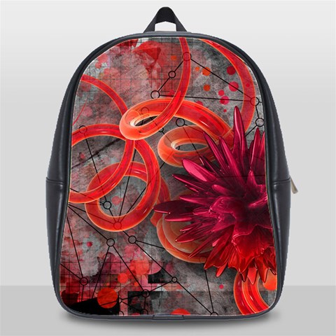 Design Art (design 37) School Bag (XL) from ArtsNow.com Front