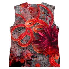 Design Art (design 37) Women s Button Up Vest from ArtsNow.com Back