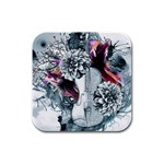 Design Art (design 34) Rubber Square Coaster (4 pack)