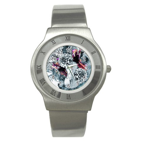 Design Art (design 34) Stainless Steel Watch from ArtsNow.com Front