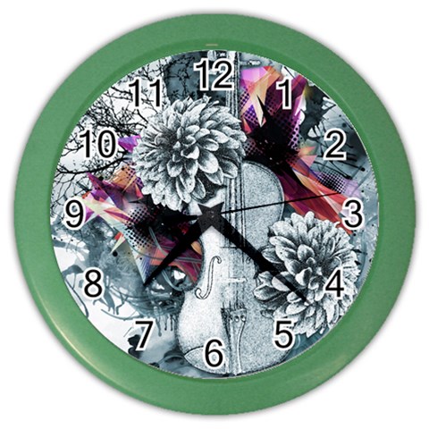 Design Art (design 34) Color Wall Clock from ArtsNow.com Front