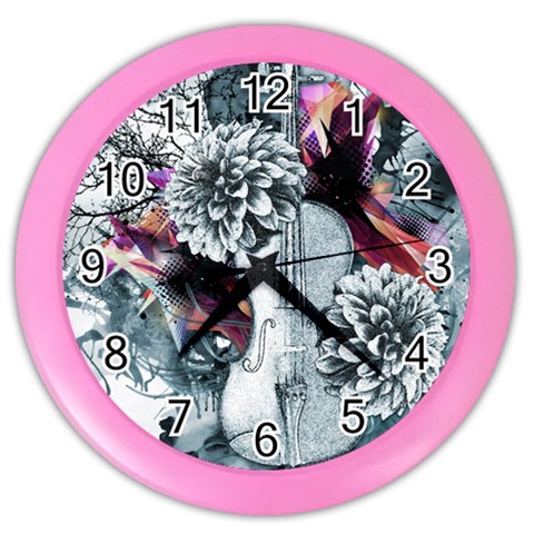 Design Art (design 34) Color Wall Clock from ArtsNow.com Front