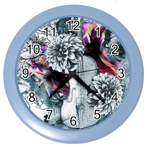 Design Art (design 34) Color Wall Clock from ArtsNow.com Front