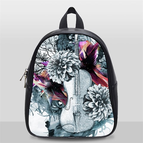 Design Art (design 34) School Bag (Small) from ArtsNow.com Front