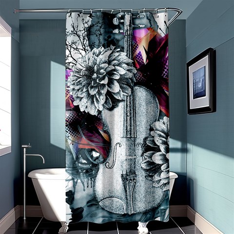 Design Art (design 34) Shower Curtain 36  x 72  (Stall) from ArtsNow.com Curtain(36 X72 ) - 33.26 x66.24  Curtain(36 X72 )