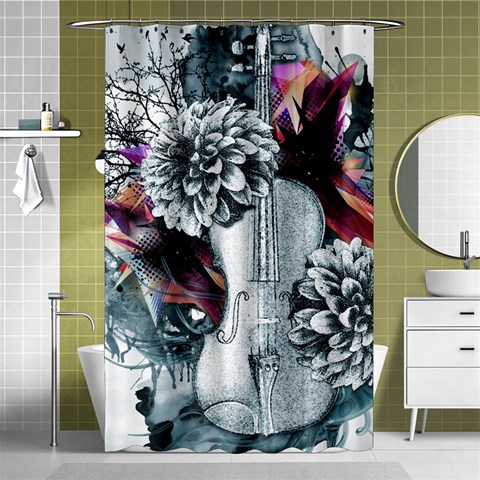 Design Art (design 34) Shower Curtain 48  x 72  (Small) from ArtsNow.com Curtain(48  X 72 ) - 42.18 x64.8  Curtain(48  X 72 )