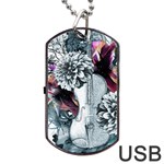 Design Art (design 34) Dog Tag USB Flash (Two Sides)