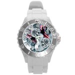 Design Art (design 34) Round Plastic Sport Watch (L)