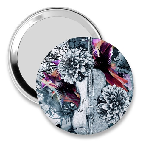 Design Art (design 34) 3  Handbag Mirror from ArtsNow.com Front