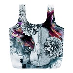 Design Art (design 34) Full Print Recycle Bag (L)