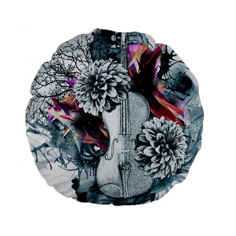 Design Art (design 34) Standard 15  Premium Flano Round Cushion  from ArtsNow.com Front