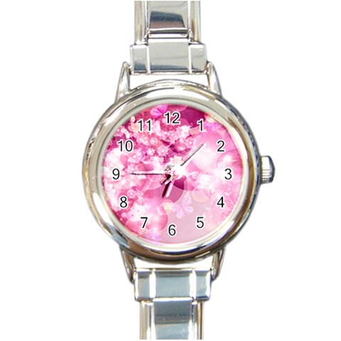 Design Art (design 30) Round Italian Charm Watch from ArtsNow.com Front