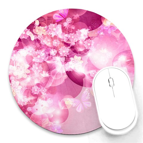 Design Art (design 30) Round Mousepad from ArtsNow.com Front