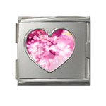 Design Art (design 30) Mega Link Heart Italian Charm (18mm)