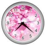 Design Art (design 30) Wall Clock (Silver)