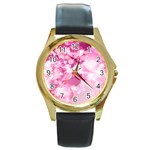 Design Art (design 30) Round Gold Metal Watch