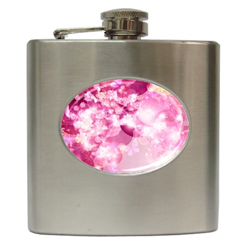 Design Art (design 30) Hip Flask (6 oz) from ArtsNow.com Front