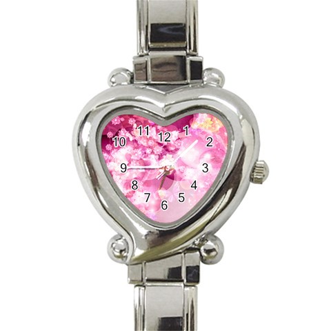 Design Art (design 30) Heart Italian Charm Watch from ArtsNow.com Front